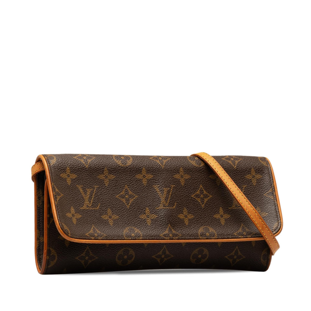 Louis Vuitton Monogram Pochette Twin GM (SHG-EQGS1O)