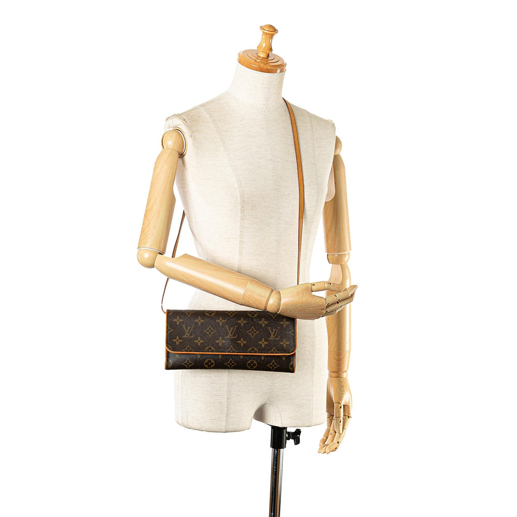 Louis Vuitton Monogram Pochette Twin GM (SHG-QDJLBN)