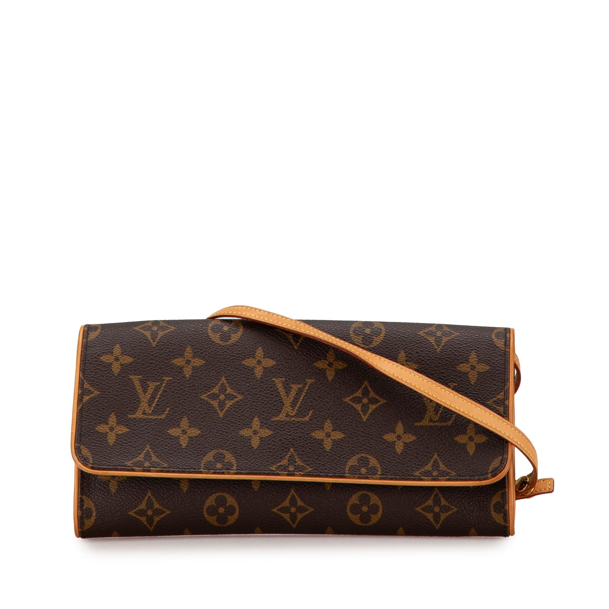 Louis Vuitton Monogram Pochette Twin GM (SHG-F5bENC)