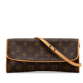 Louis Vuitton Monogram Pochette Twin GM (SHG-8elLmP)