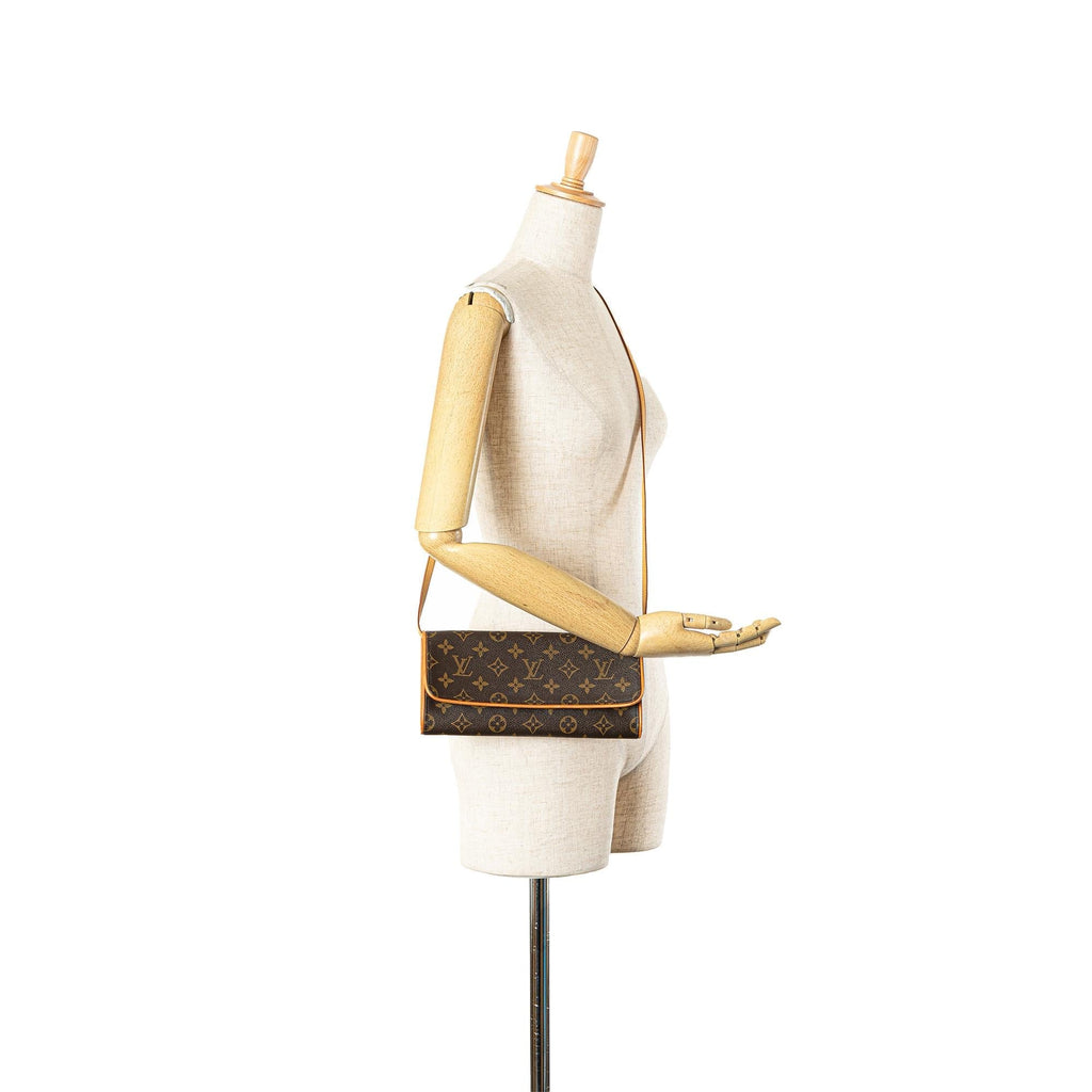 Louis Vuitton Monogram Pochette Twin GM (SHG-upDkeG)