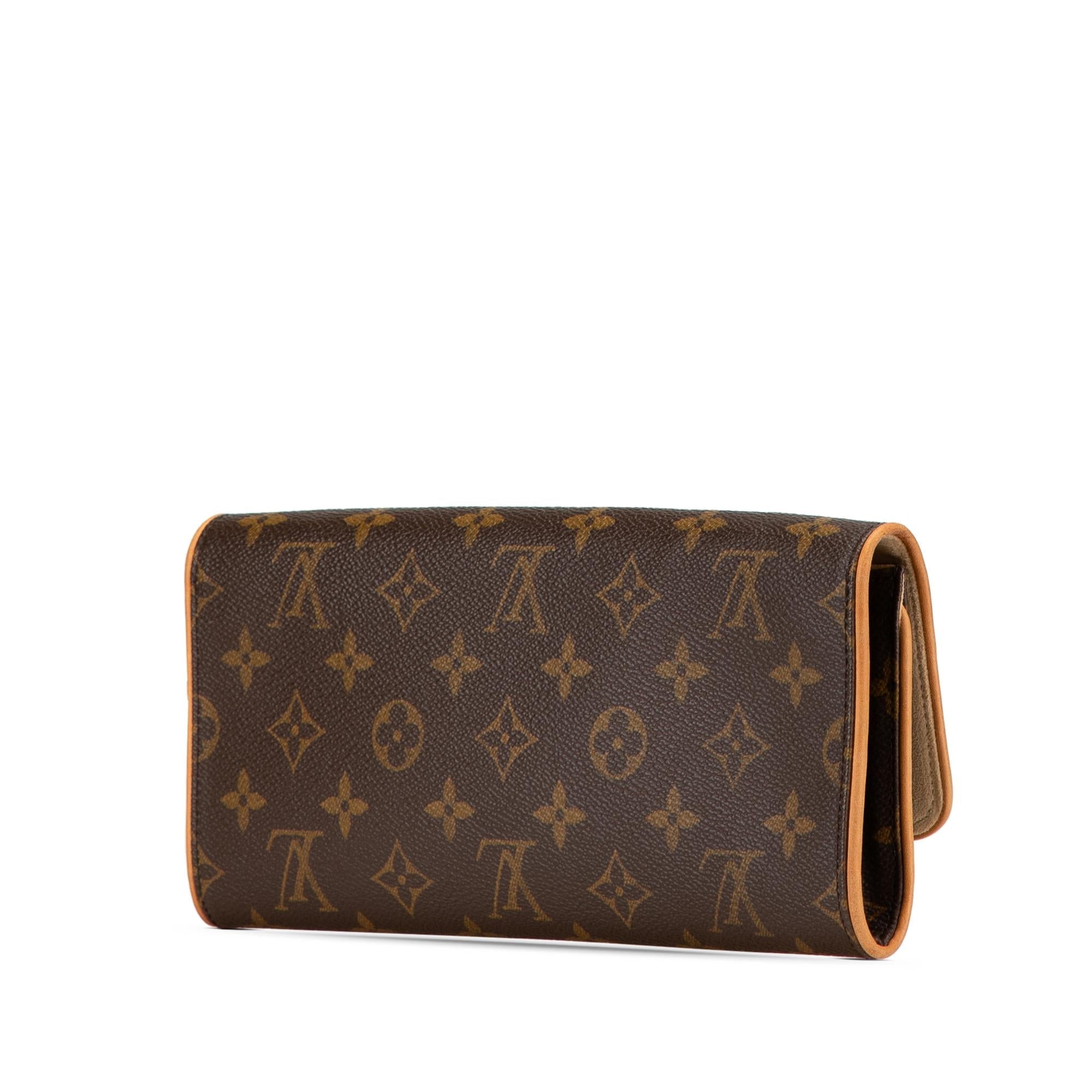 Louis Vuitton Monogram Pochette Twin GM (SHG-L09w3S)