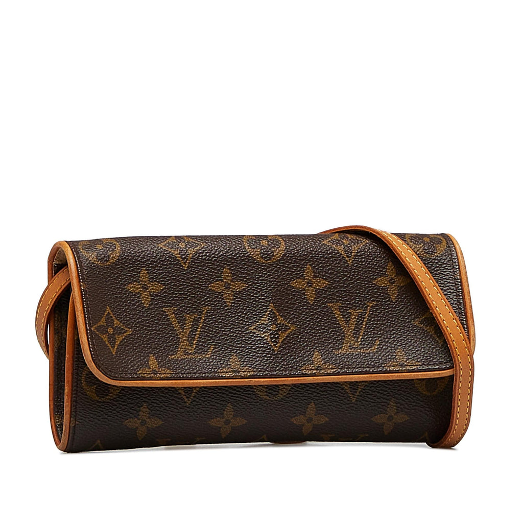 Louis Vuitton Monogram Pochette Twin PM (SHG-MPTReR)