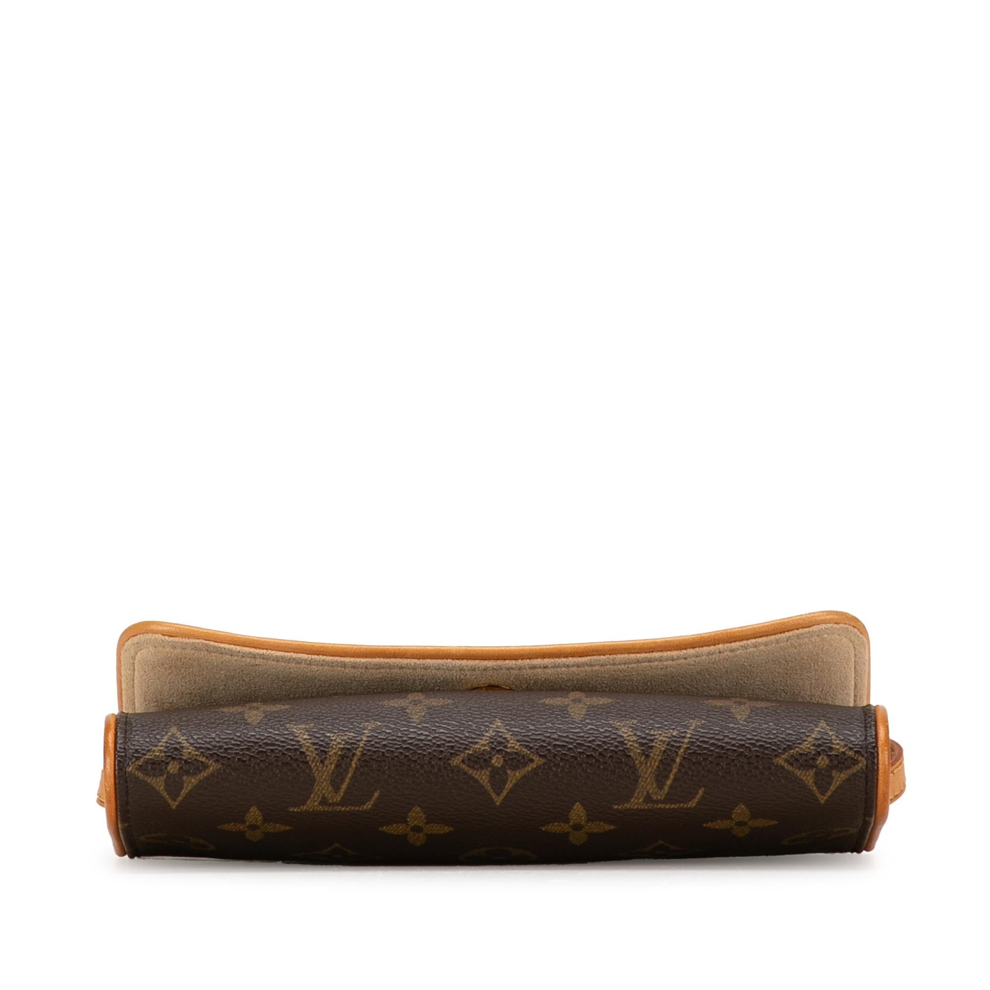 Louis Vuitton Monogram Pochette Twin PM (SHG-qhr8jE)