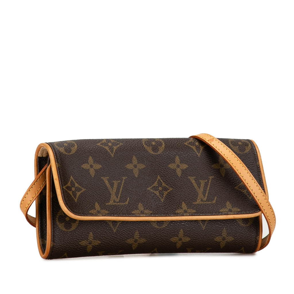 Louis Vuitton Monogram Pochette Twin PM (SHG-qhr8jE)