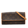 Louis Vuitton Monogram Pochette Twin PM (SHG-YDoyFP)