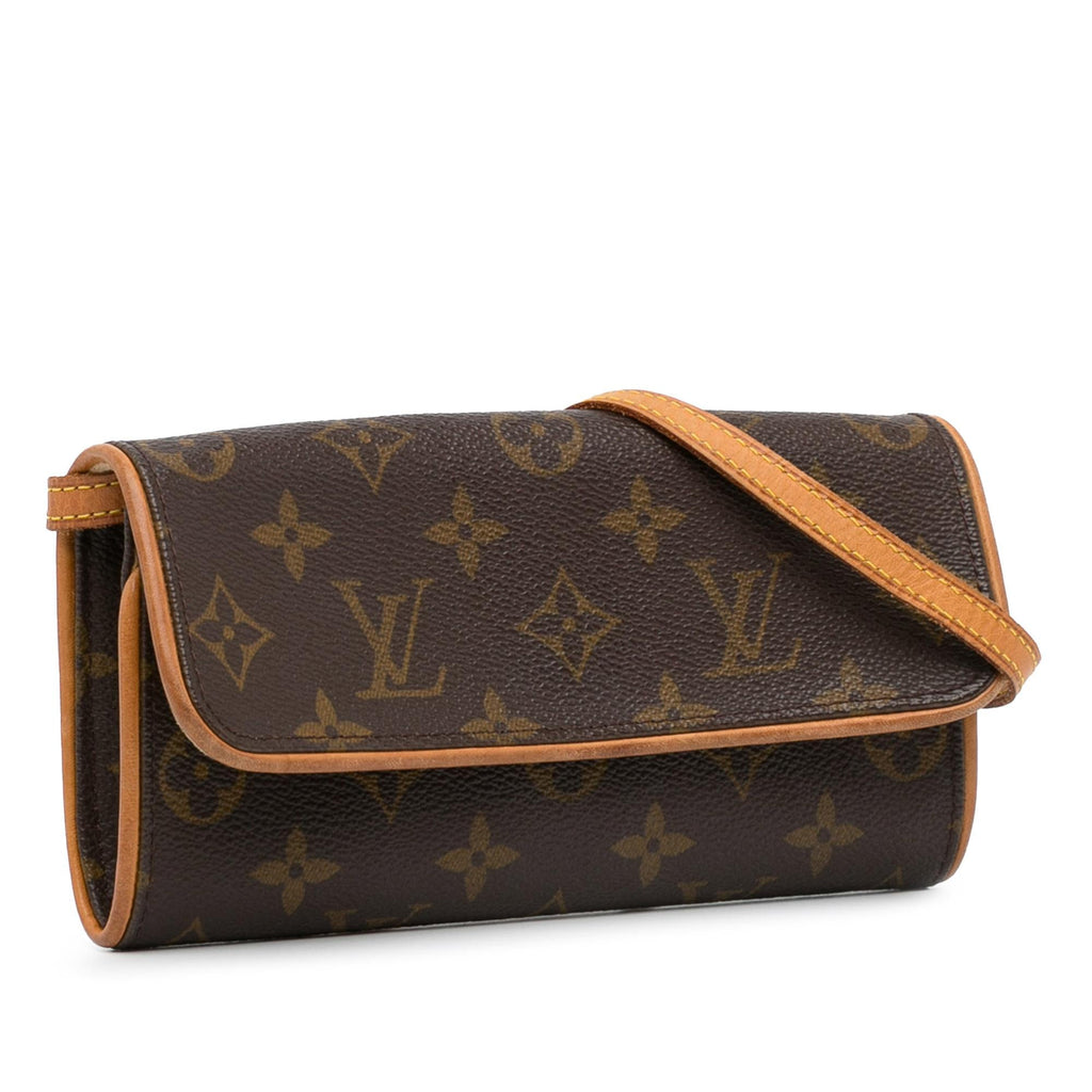 Louis Vuitton Monogram Pochette Twin PM (SHG-YDoyFP)