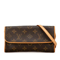 Louis Vuitton Monogram Pochette Twin PM (SHG-wZy8Yt)