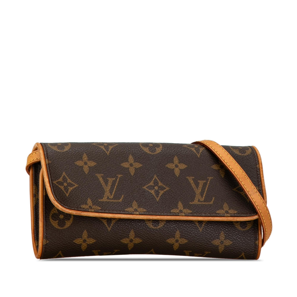 Louis Vuitton Monogram Pochette Twin PM (SHG-Wj9TGw)