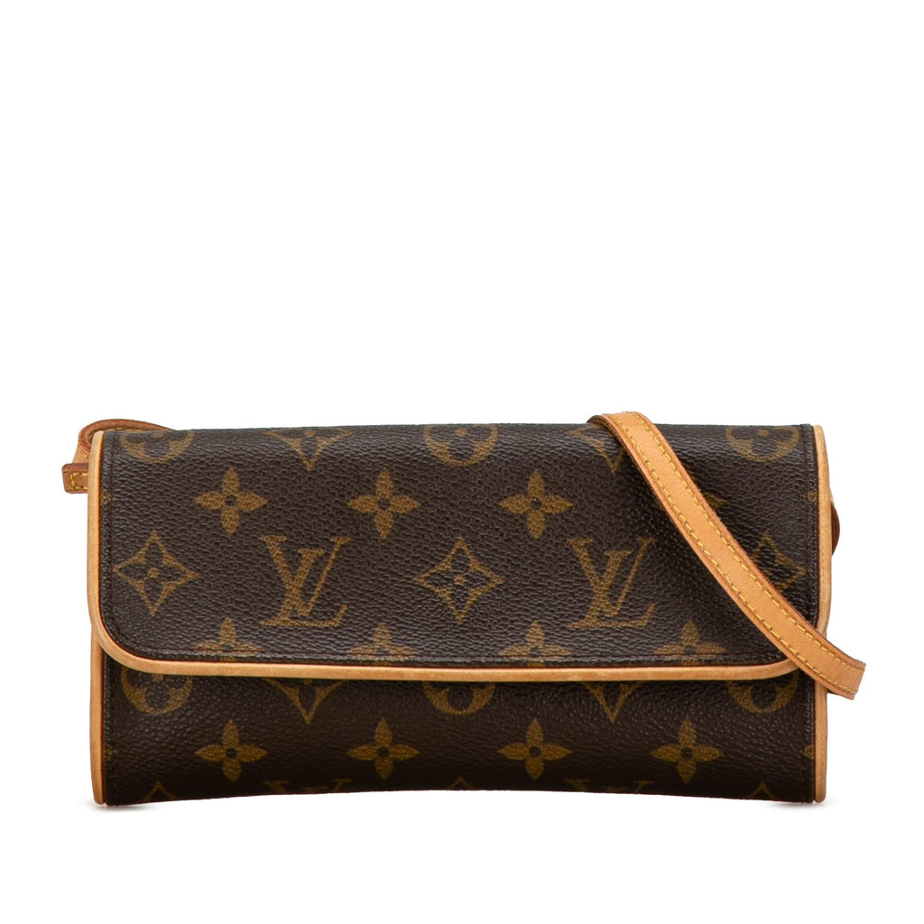 Louis Vuitton Monogram Pochette Twin PM (SHG-dRQmEi)