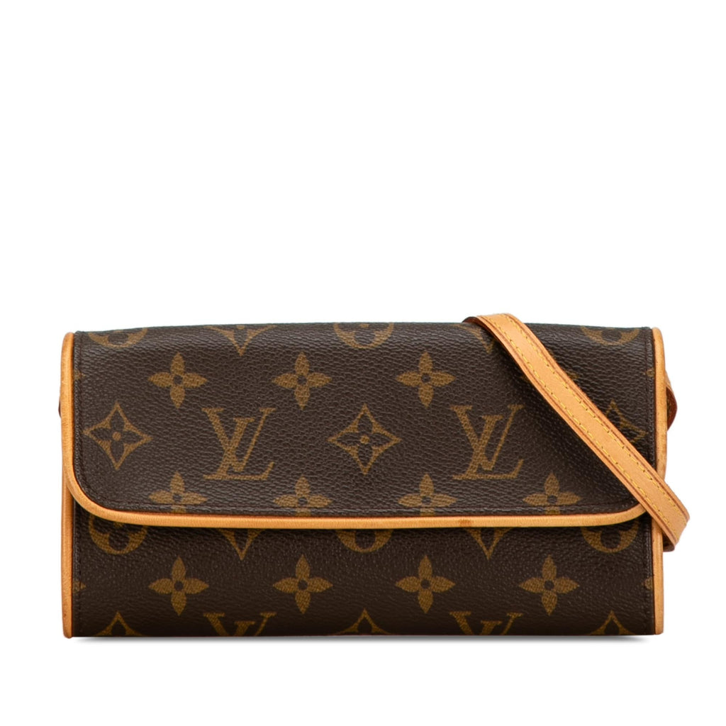 Louis Vuitton Monogram Pochette Twin PM (SHG-FqK7Qd)