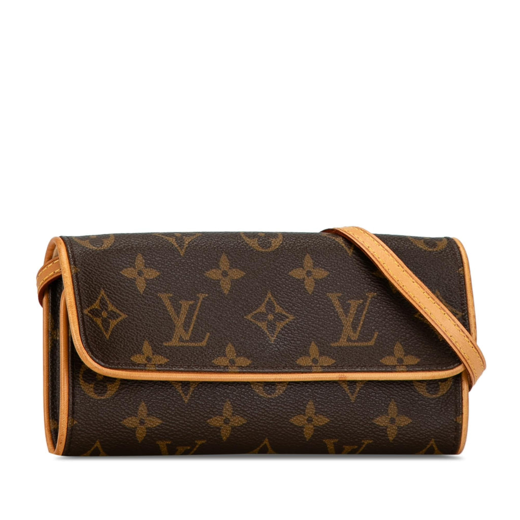 Louis Vuitton Monogram Pochette Twin PM (SHG-FqK7Qd)