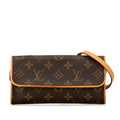 Louis Vuitton Monogram Pochette Twin PM (SHG-fh5q54)