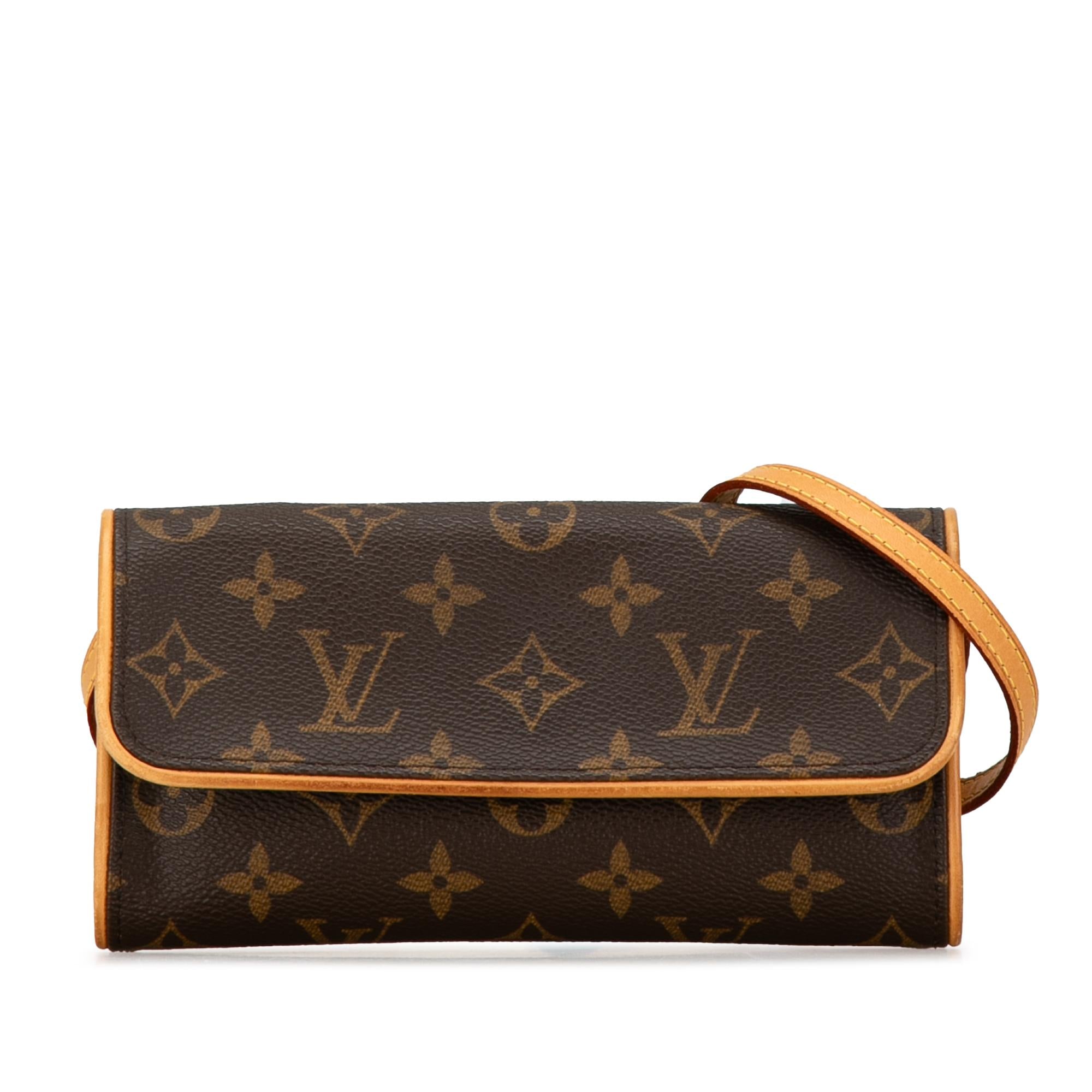 Louis Vuitton Monogram Pochette Twin PM (SHG-fh5q54)