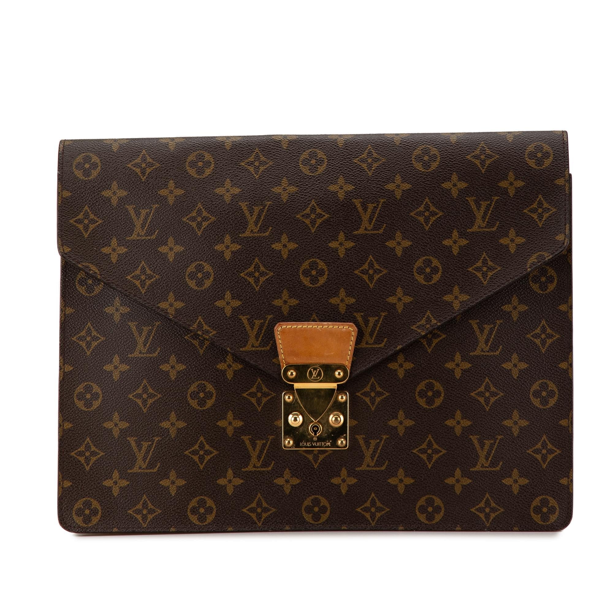 Louis Vuitton Monogram Porte-Documents Senateur (SHG-T4MJee)