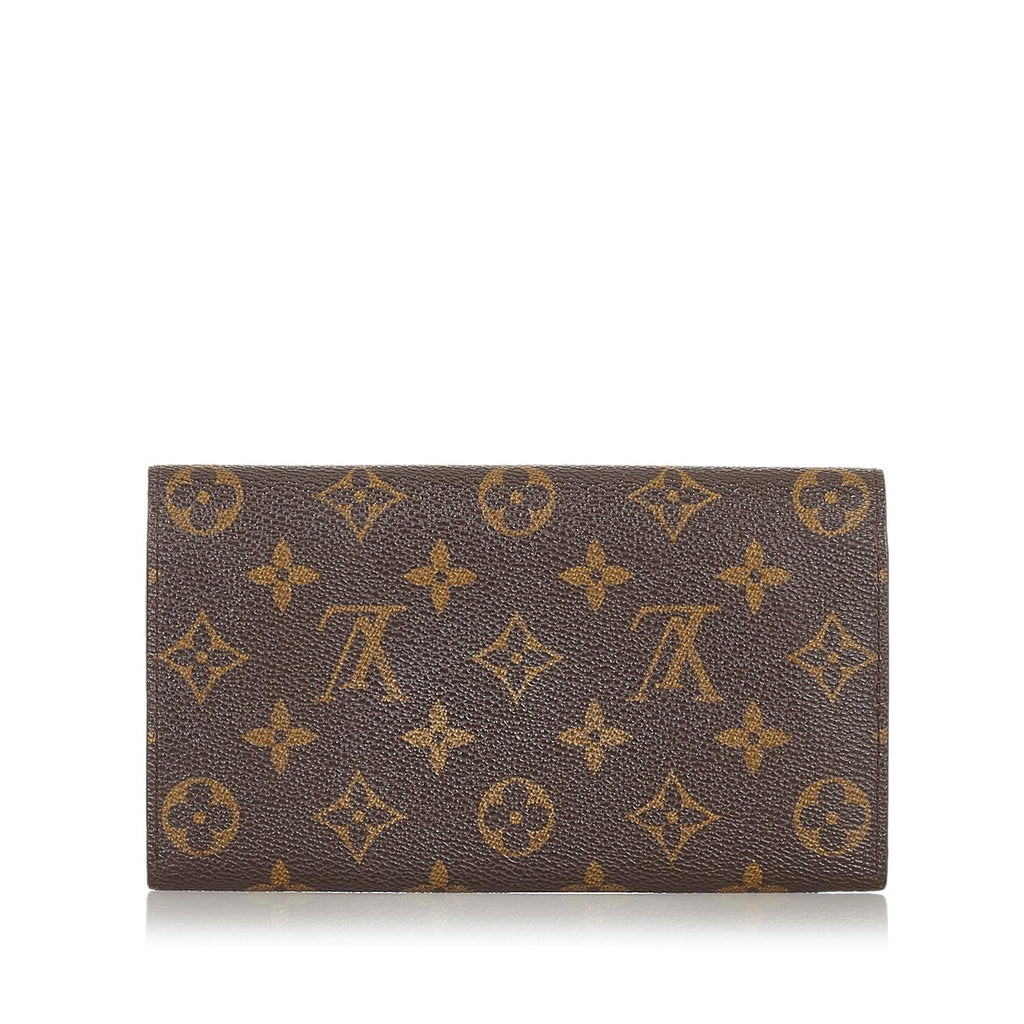 Louis Vuitton Monogram Porte Monnaie Billets (SHG-26735)