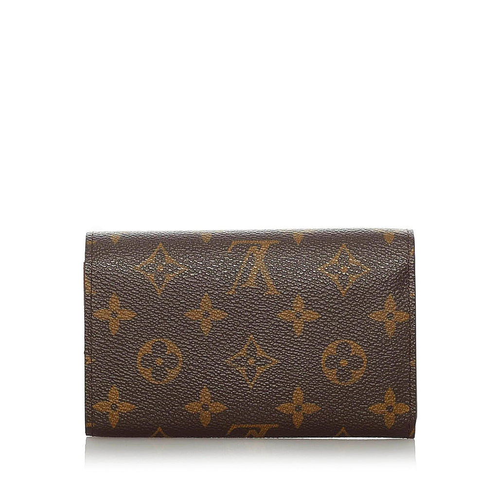 Louis Vuitton Monogram Porte Monnaie Billets (SHG-28596)