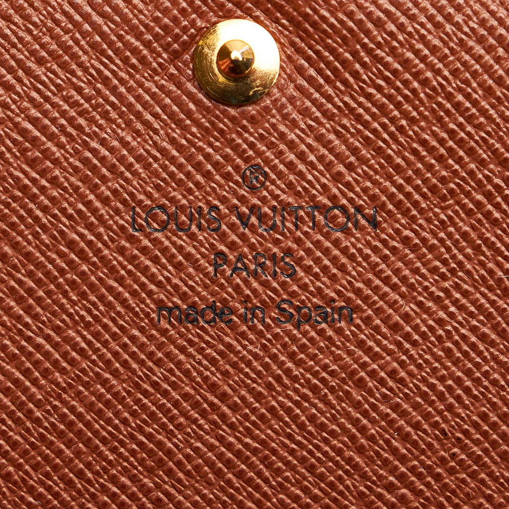 Louis Vuitton Monogram Porte Monnaie Billets (SHG-28596)