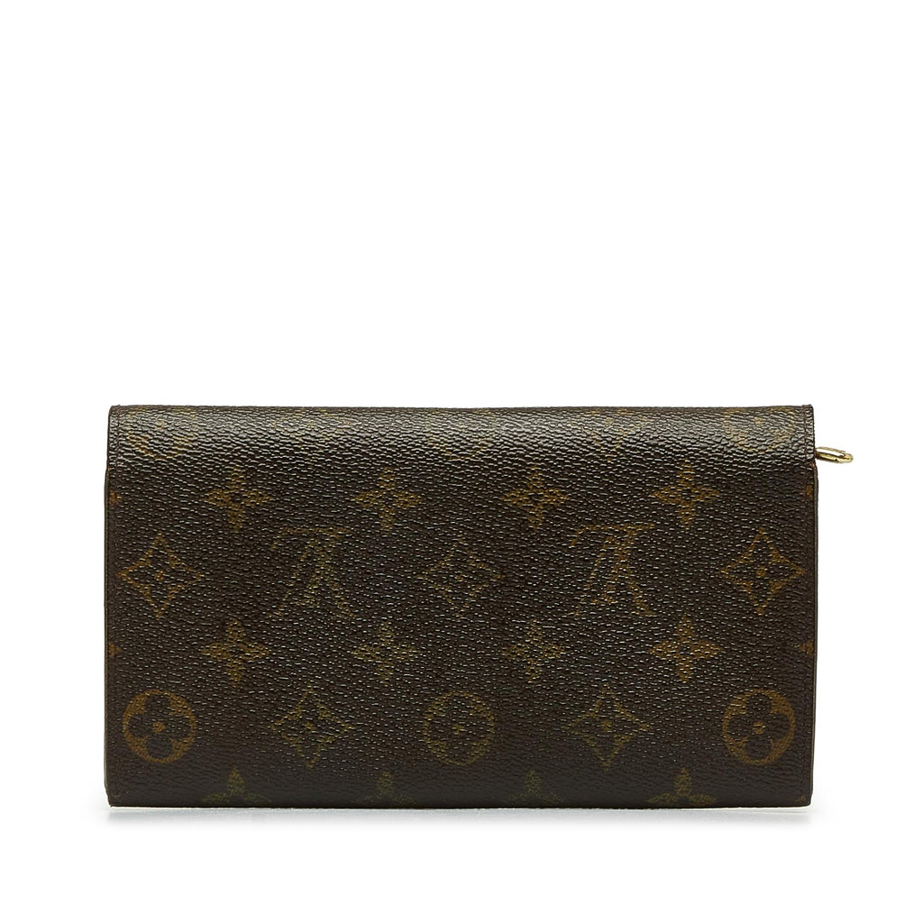 Louis Vuitton Monogram Porte Monnaie Billets (SHG-LcaE2G)