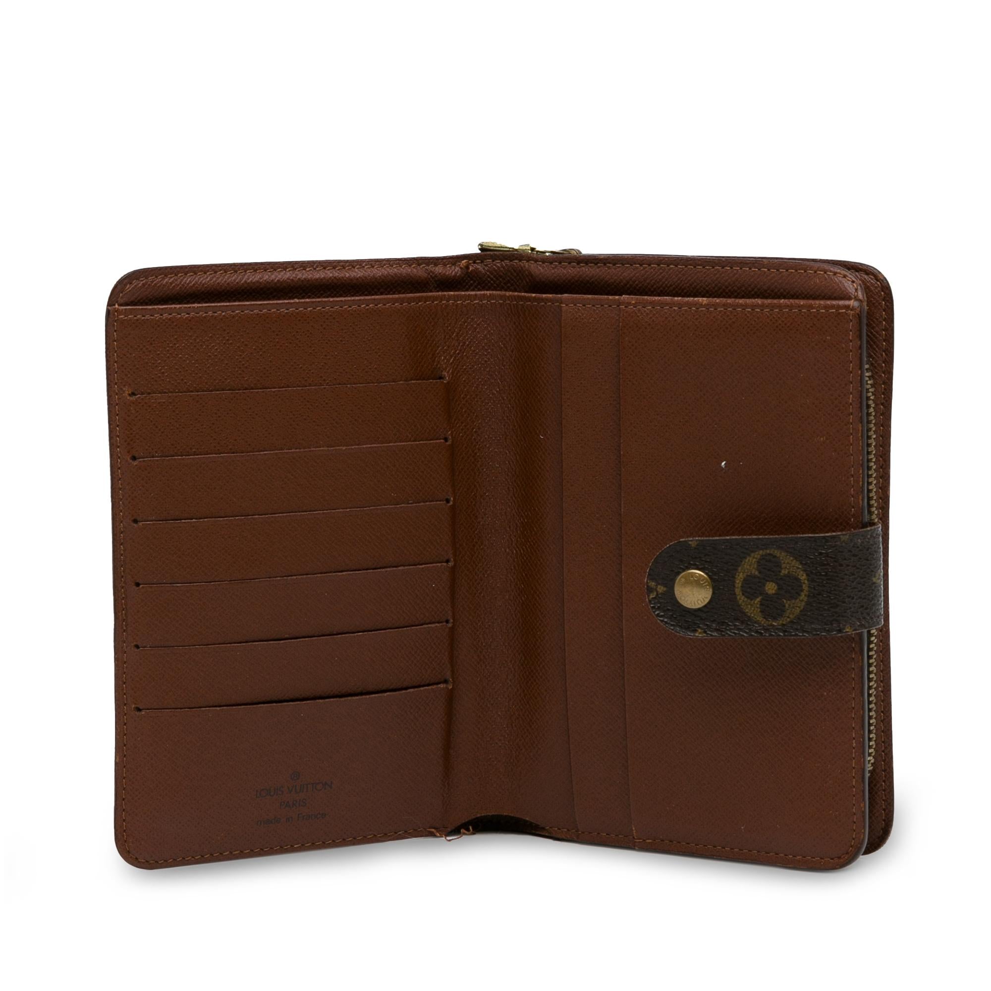 Louis Vuitton Monogram Porte-Papier Zipped Wallet (SHG-rAxB9a)