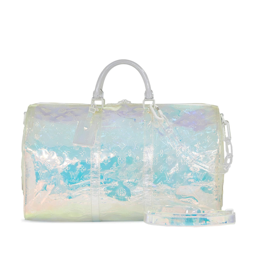 Louis Vuitton Monogram Prism Keepall Bandouliere 50 (SHG-sdooqH)