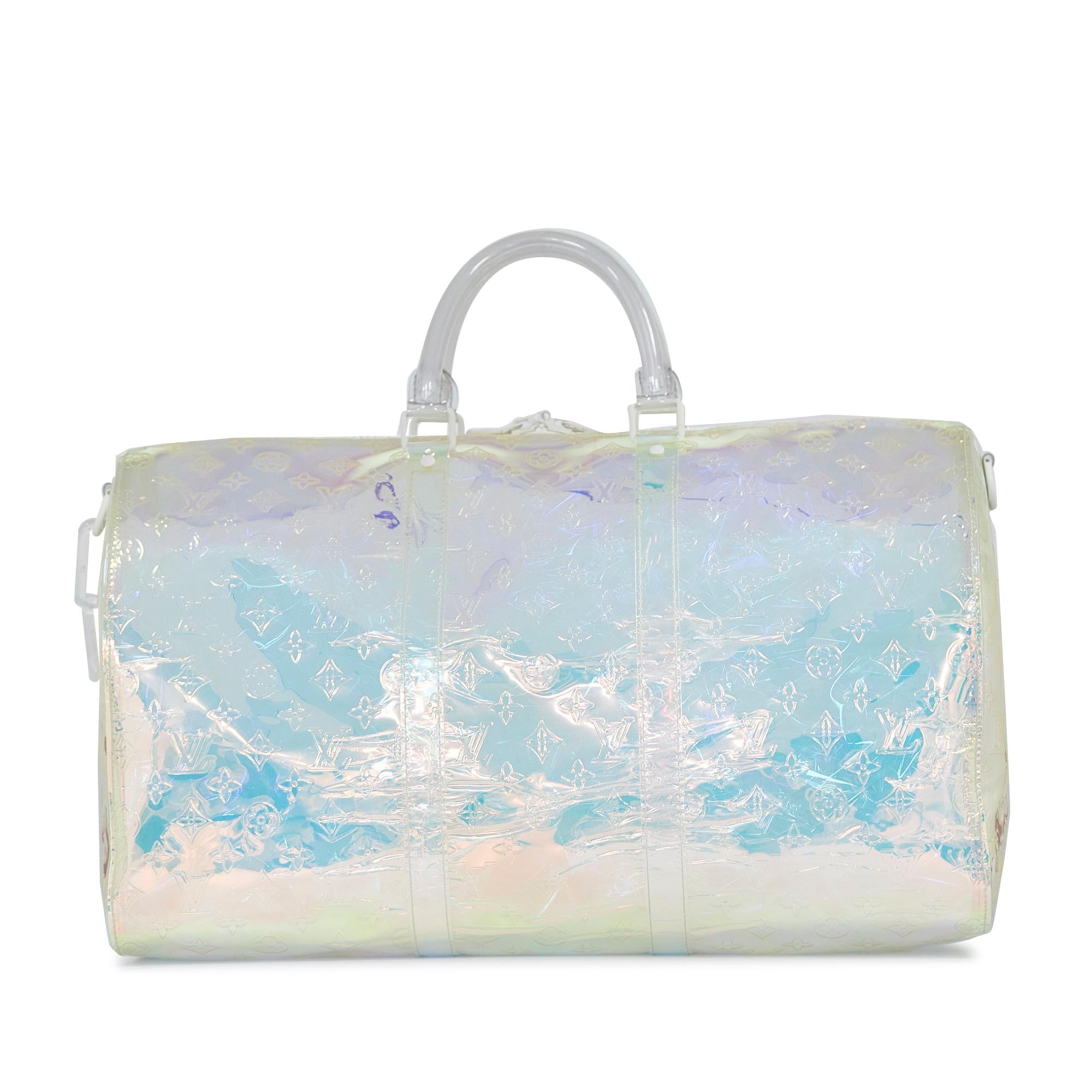 Louis Vuitton Monogram Prism Keepall Bandouliere 50