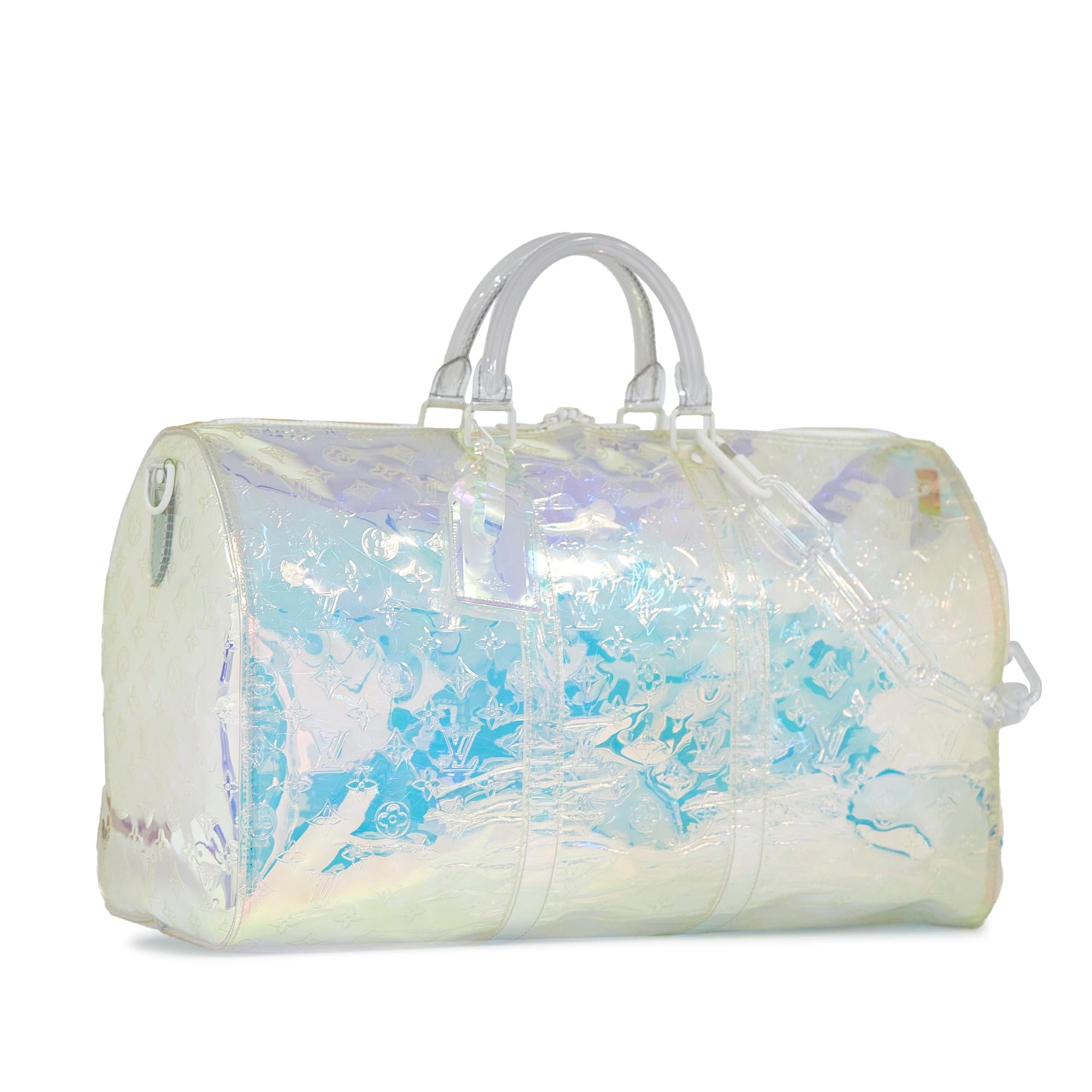 Louis Vuitton Monogram Prism Keepall Bandouliere 50