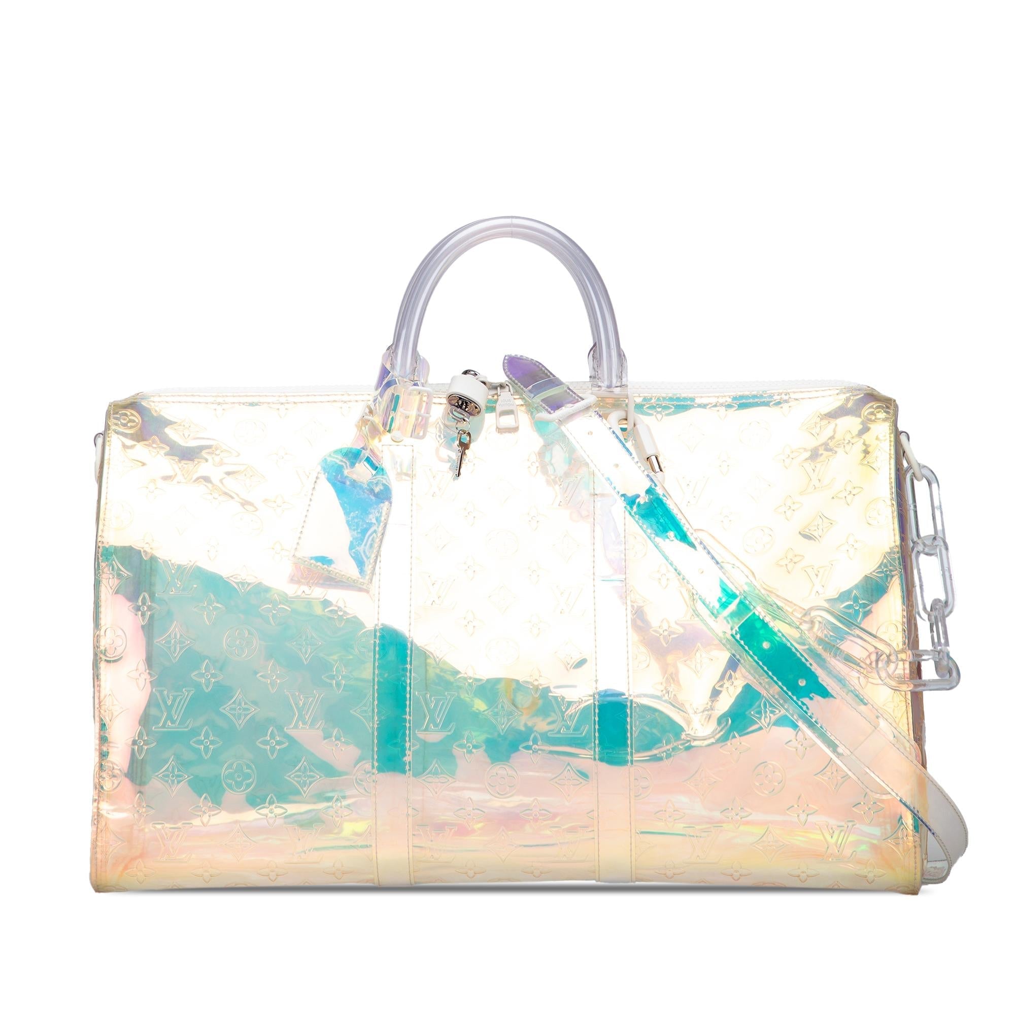 Louis Vuitton Monogram Prism Keepall Bandouliere 50