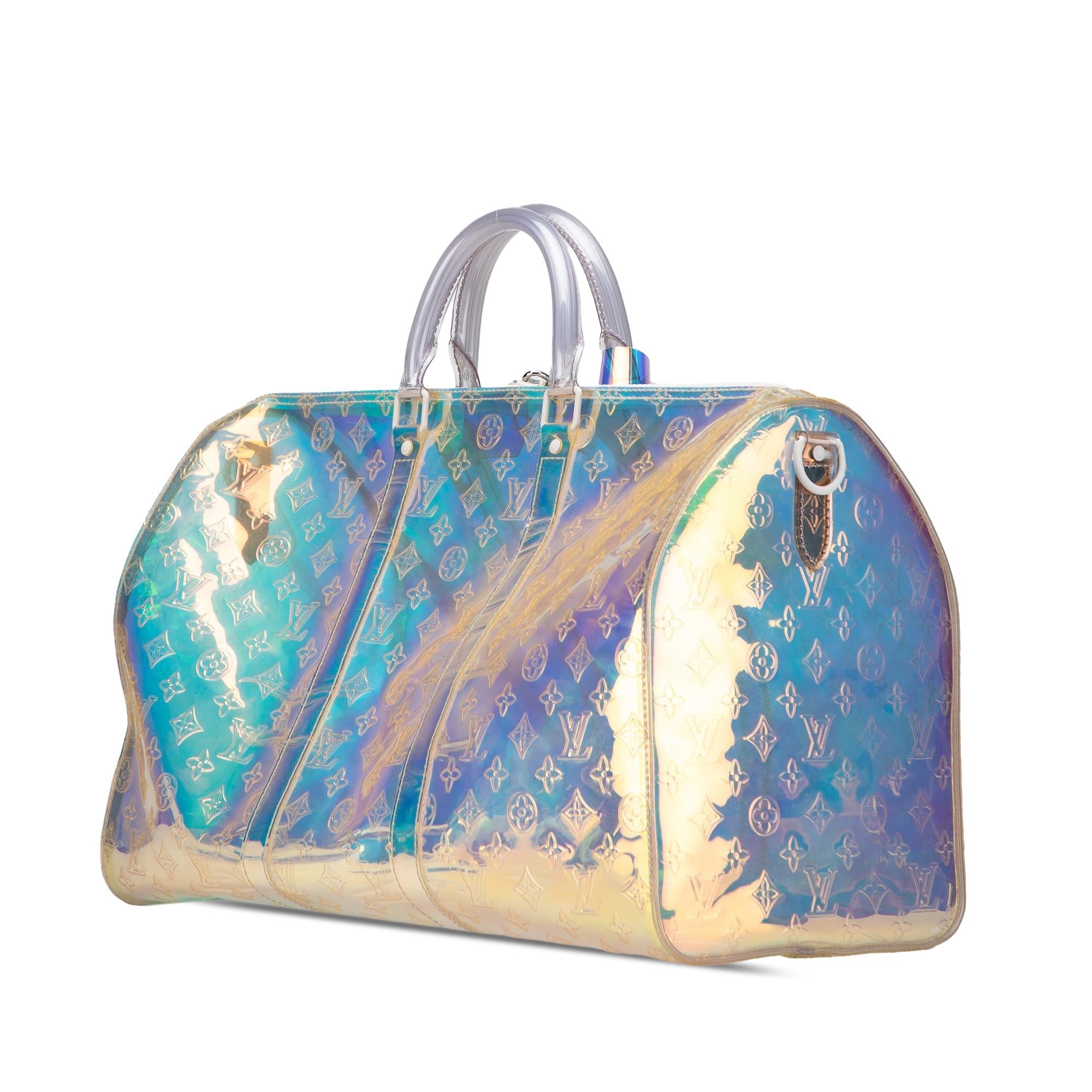 Louis Vuitton Monogram Prism Keepall Bandouliere 50