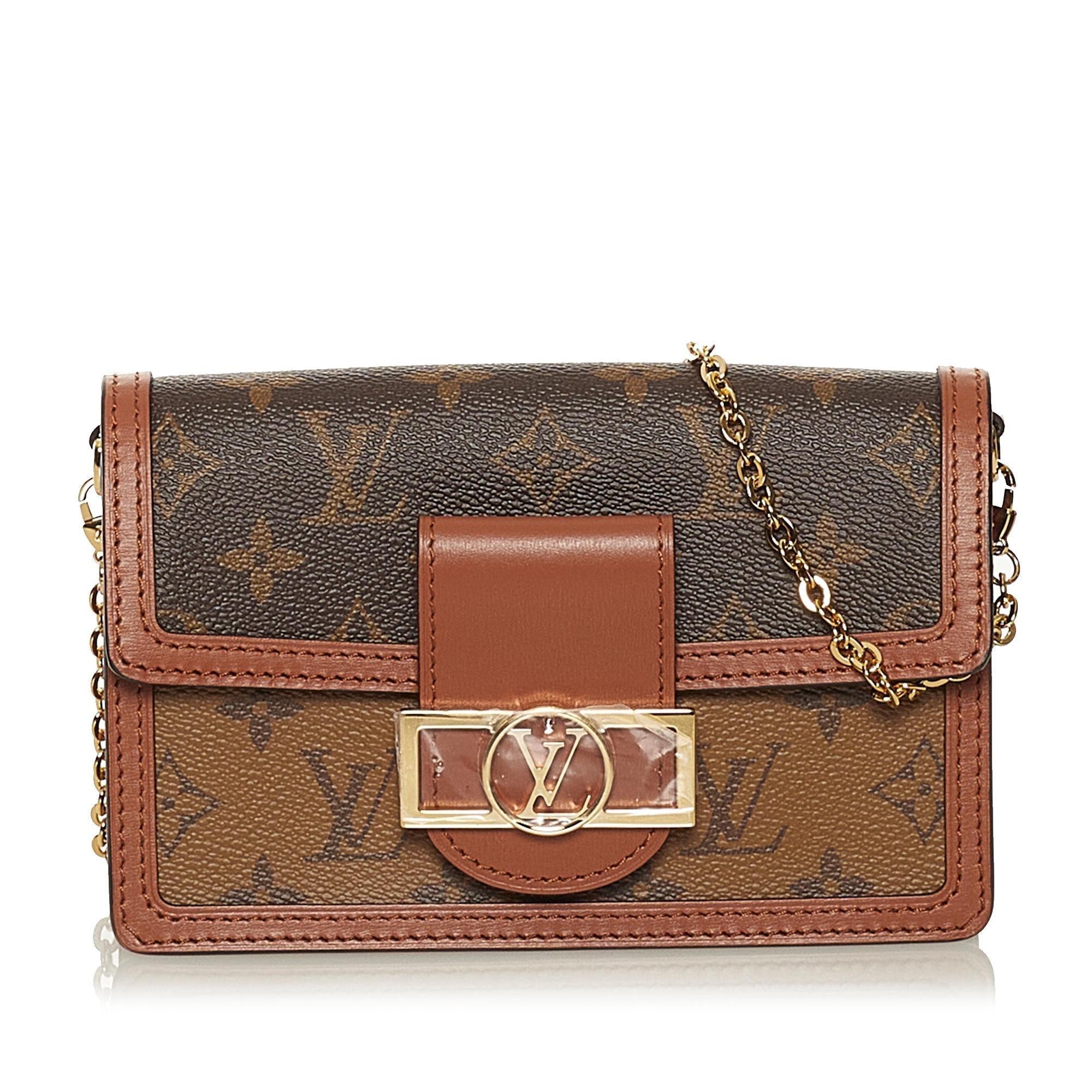 Louis Vuitton Monogram Reverse Dauphine (SHG-36689)