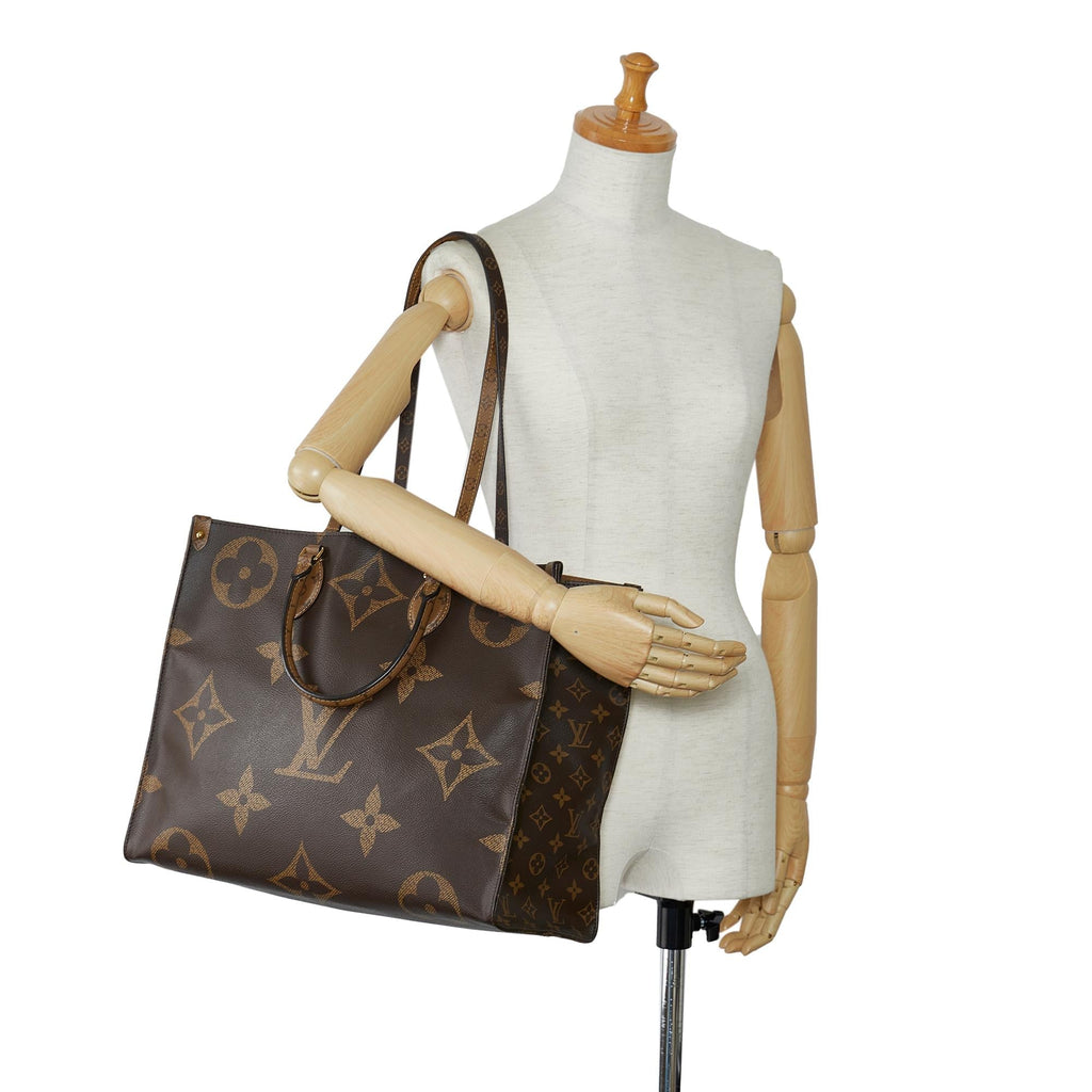 Louis Vuitton Monogram Reverse Giant OnTheGo GM (SHG-5vzHf4)