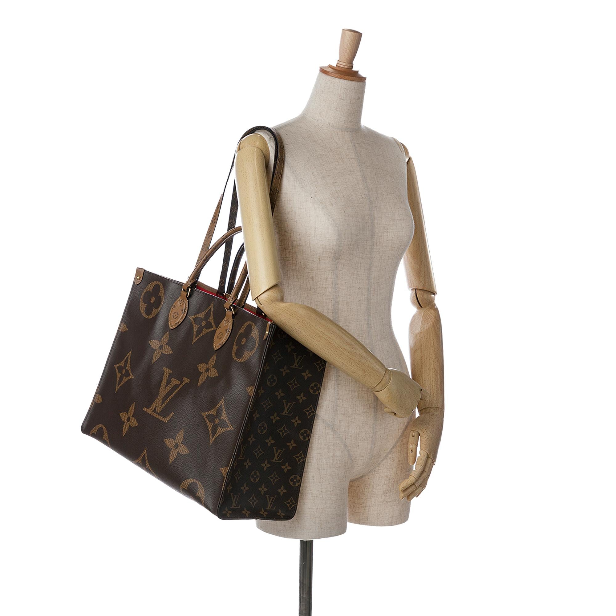 Louis Vuitton Monogram Reverse Giant OnTheGo GM (SHG-2lrIlw)