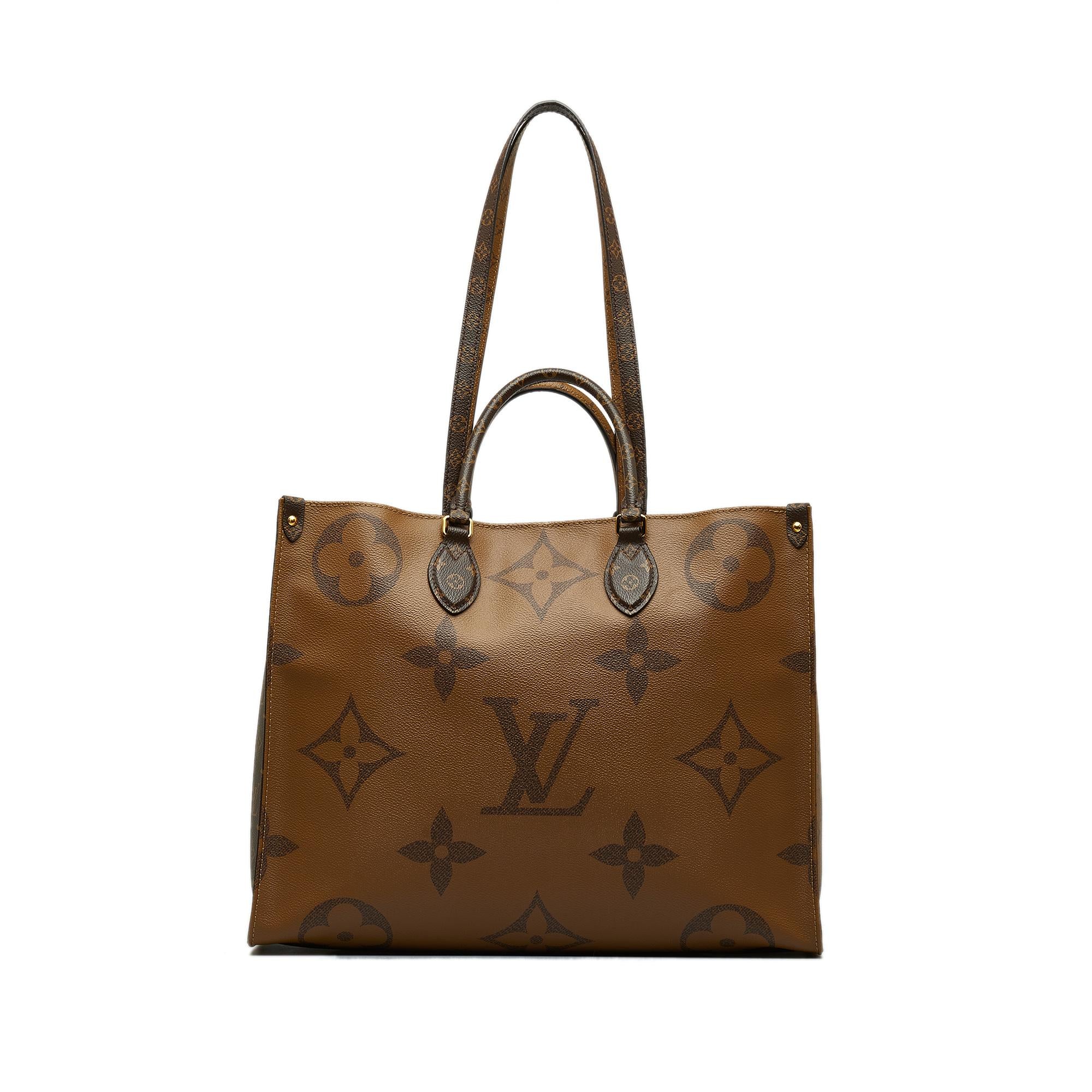 Louis Vuitton Monogram Reverse Giant Onthego GM (SHG-qdKF46)