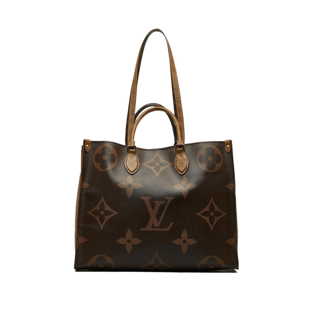 Louis Vuitton Monogram Reverse Giant Onthego GM (SHG-qdKF46)