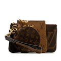 Louis Vuitton Monogram Reverse Giant Trio Pouch (SHG-LrOZZB)