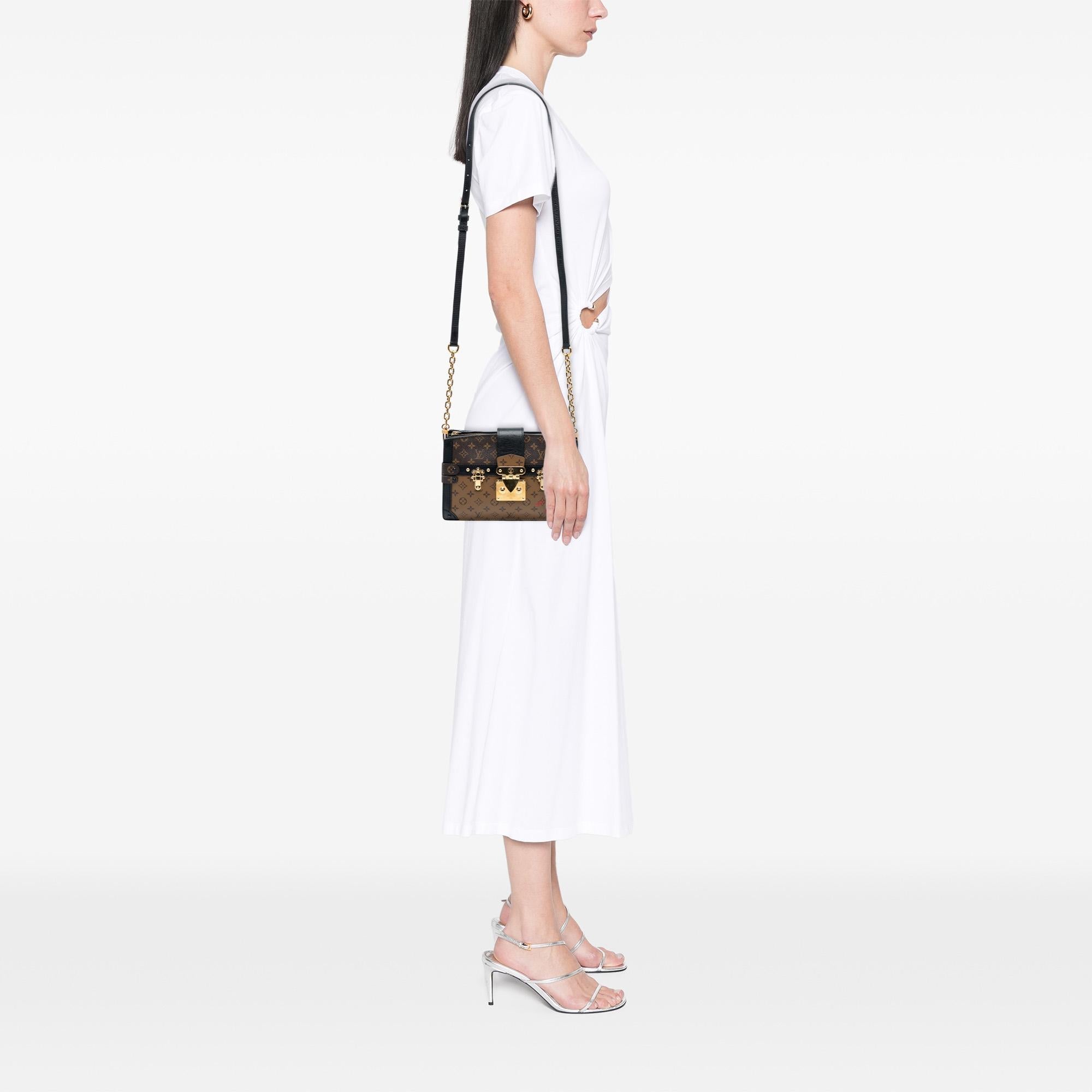 Louis Vuitton Monogram Reverse Trunk Clutch