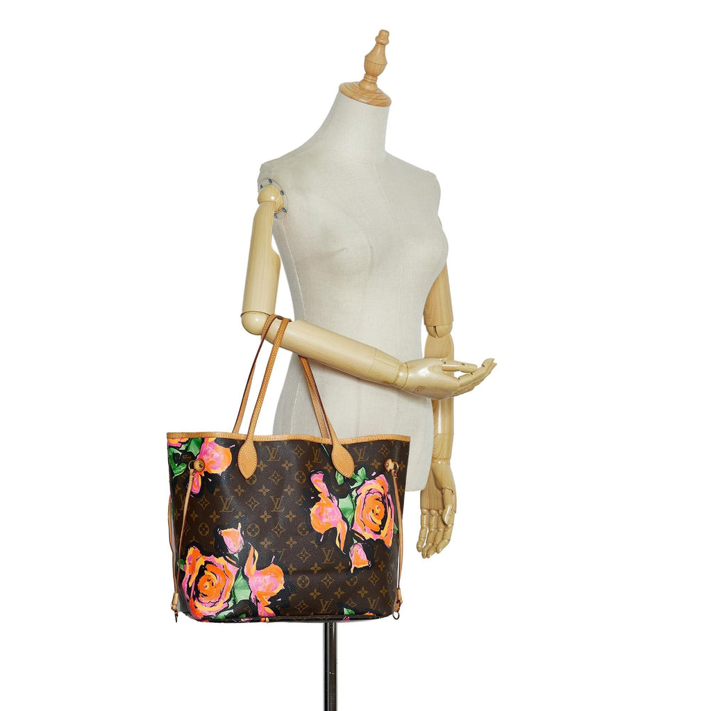 Louis Vuitton Monogram Roses Neverfull MM (SHG-v6L1z7)