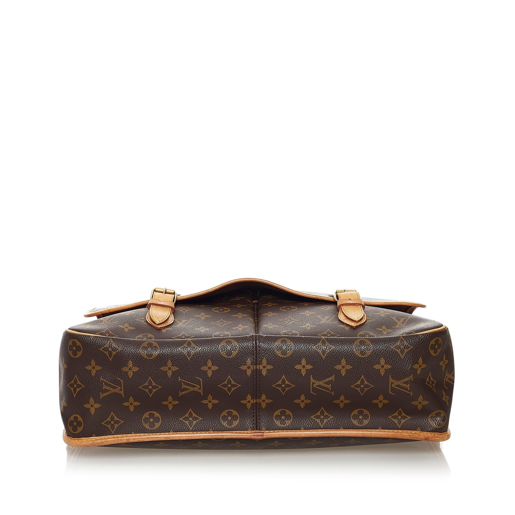 Louis Vuitton Monogram Sac Gibeciere GM (SHG-33315)