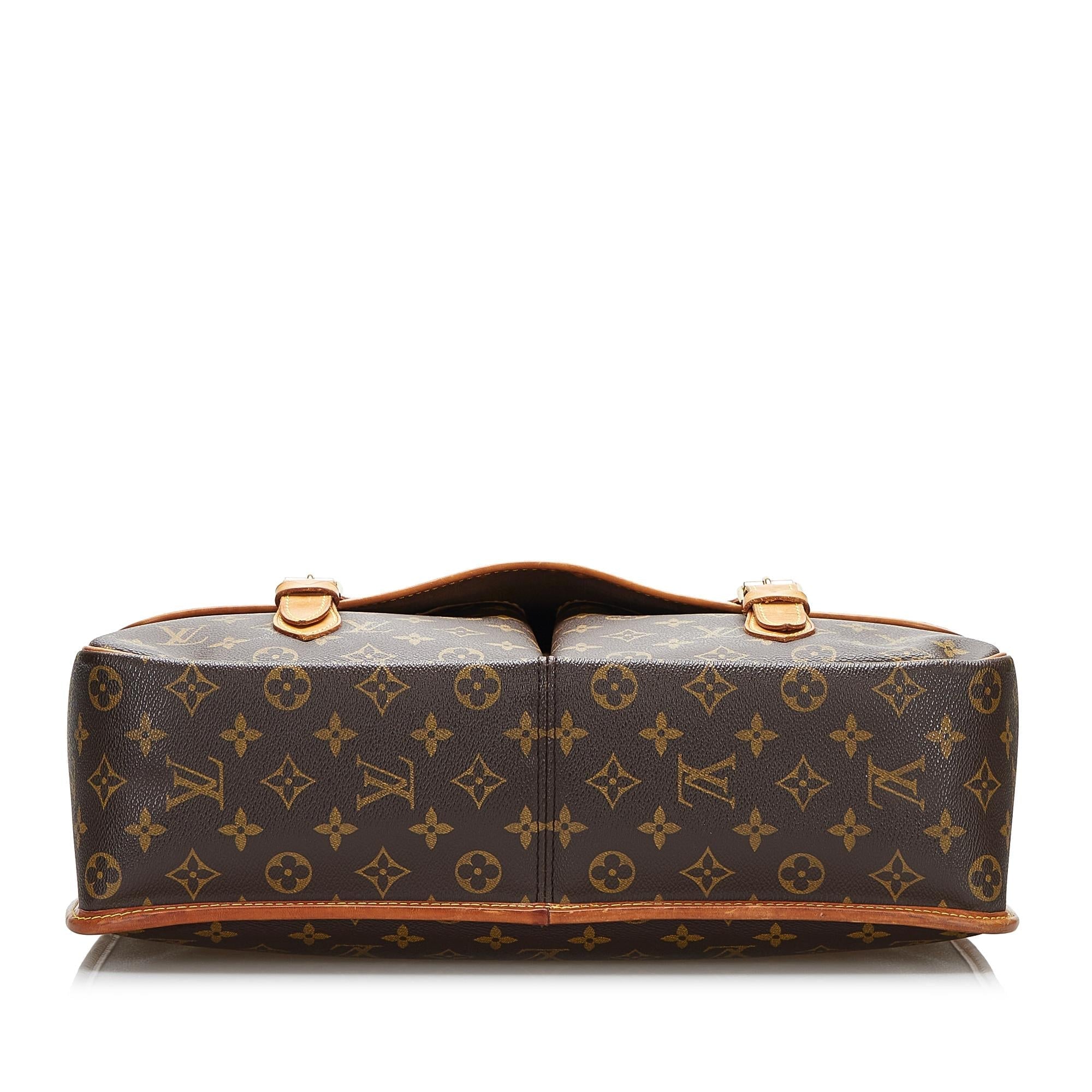 Louis Vuitton Monogram Sac Gibeciere GM (SHG-X8pgl5)
