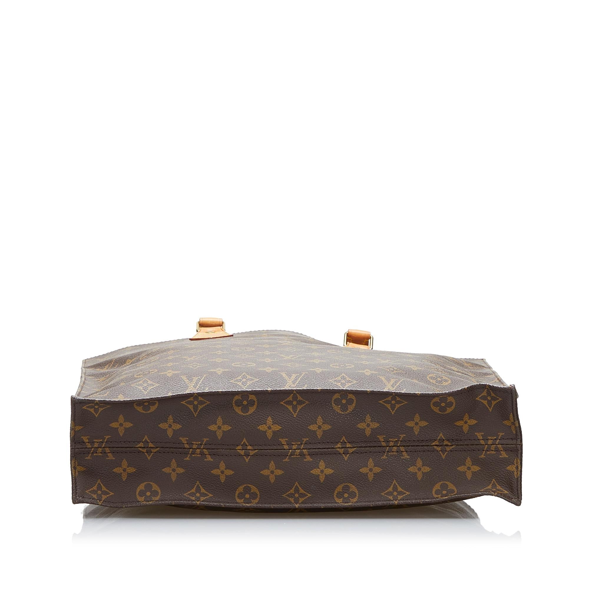 Louis Vuitton Monogram Sac Plat (SHG-HB59b7)