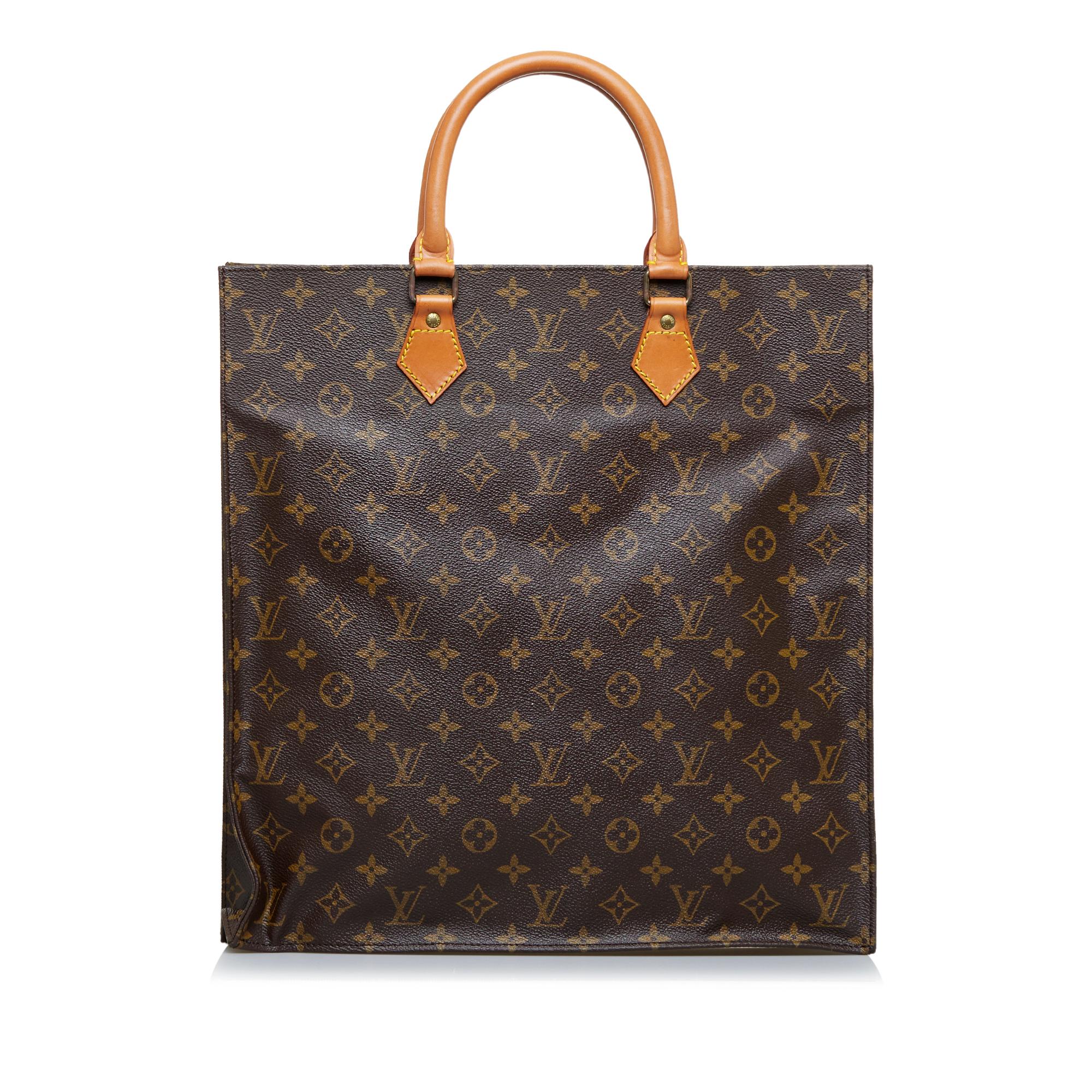 Louis Vuitton Monogram Sac Plat (SHG-eAn2Ds)
