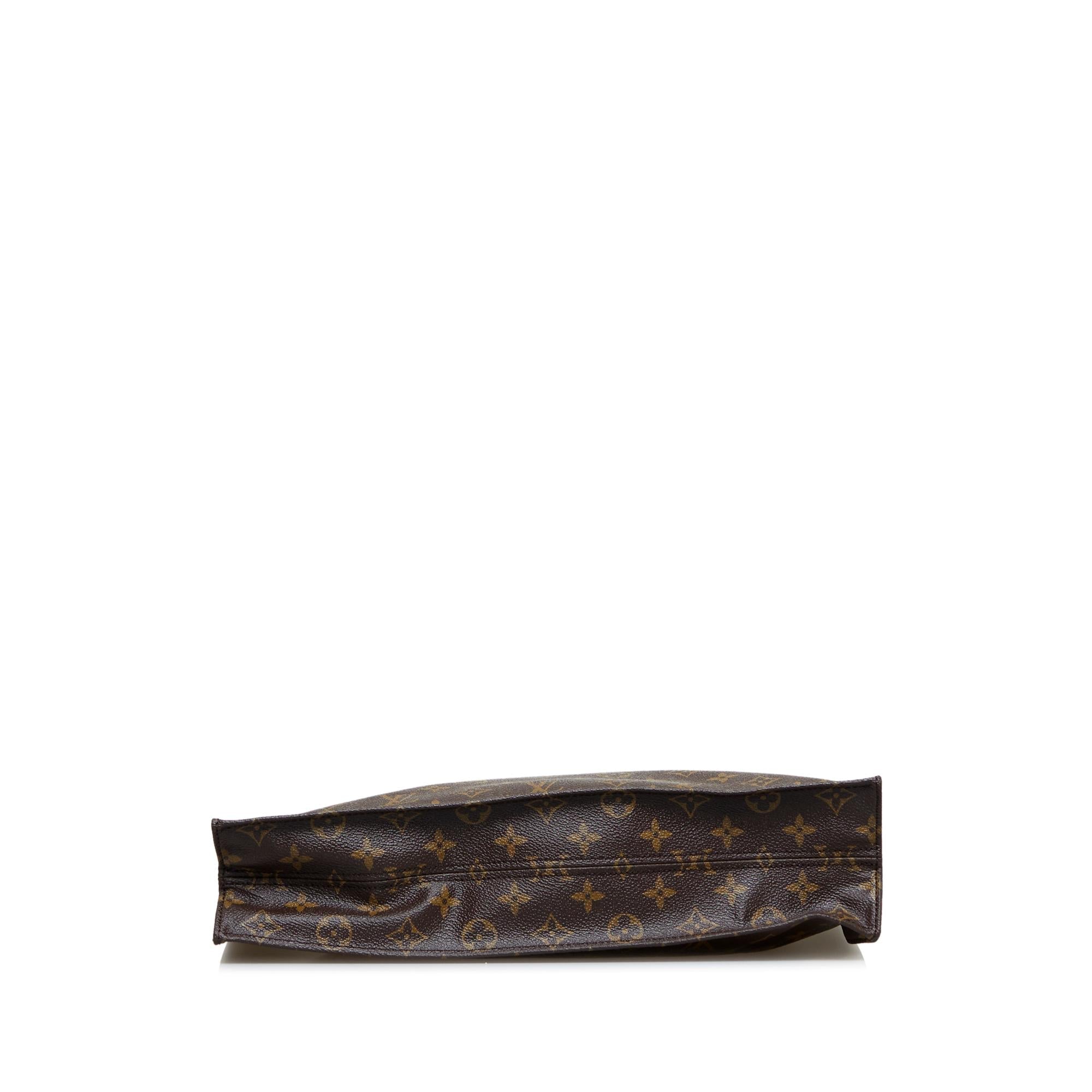 Louis Vuitton Monogram Sac Plat (SHG-eAn2Ds)