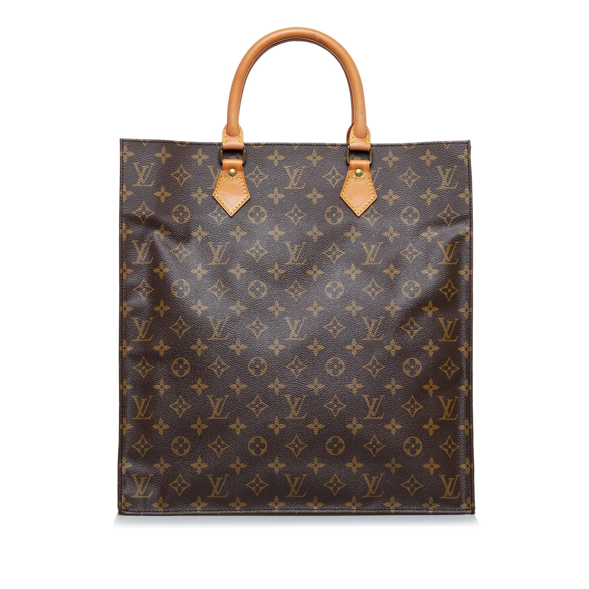 Louis Vuitton Monogram Sac Plat (SHG-eAn2Ds)