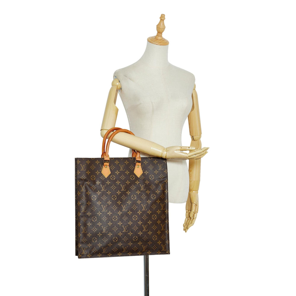 Louis Vuitton Monogram Sac Plat (SHG-eAn2Ds)