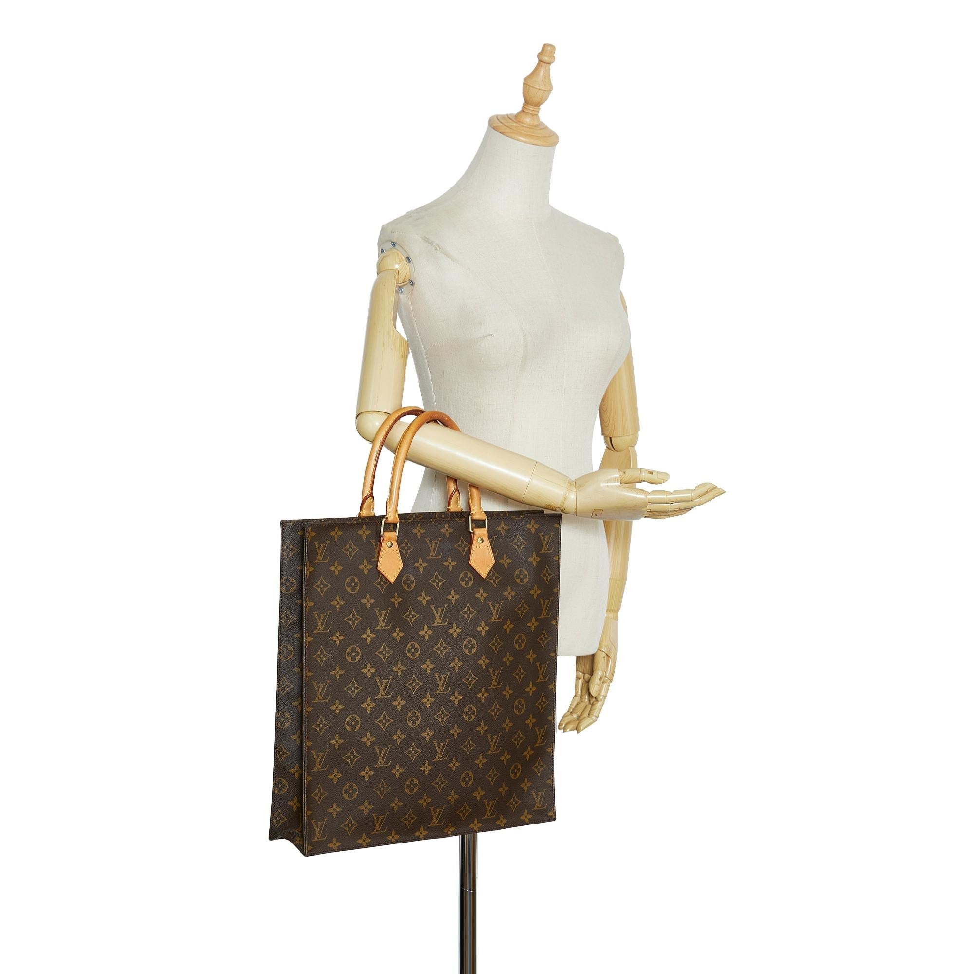 Louis Vuitton Monogram Sac Plat (SHG-T8dJsx)