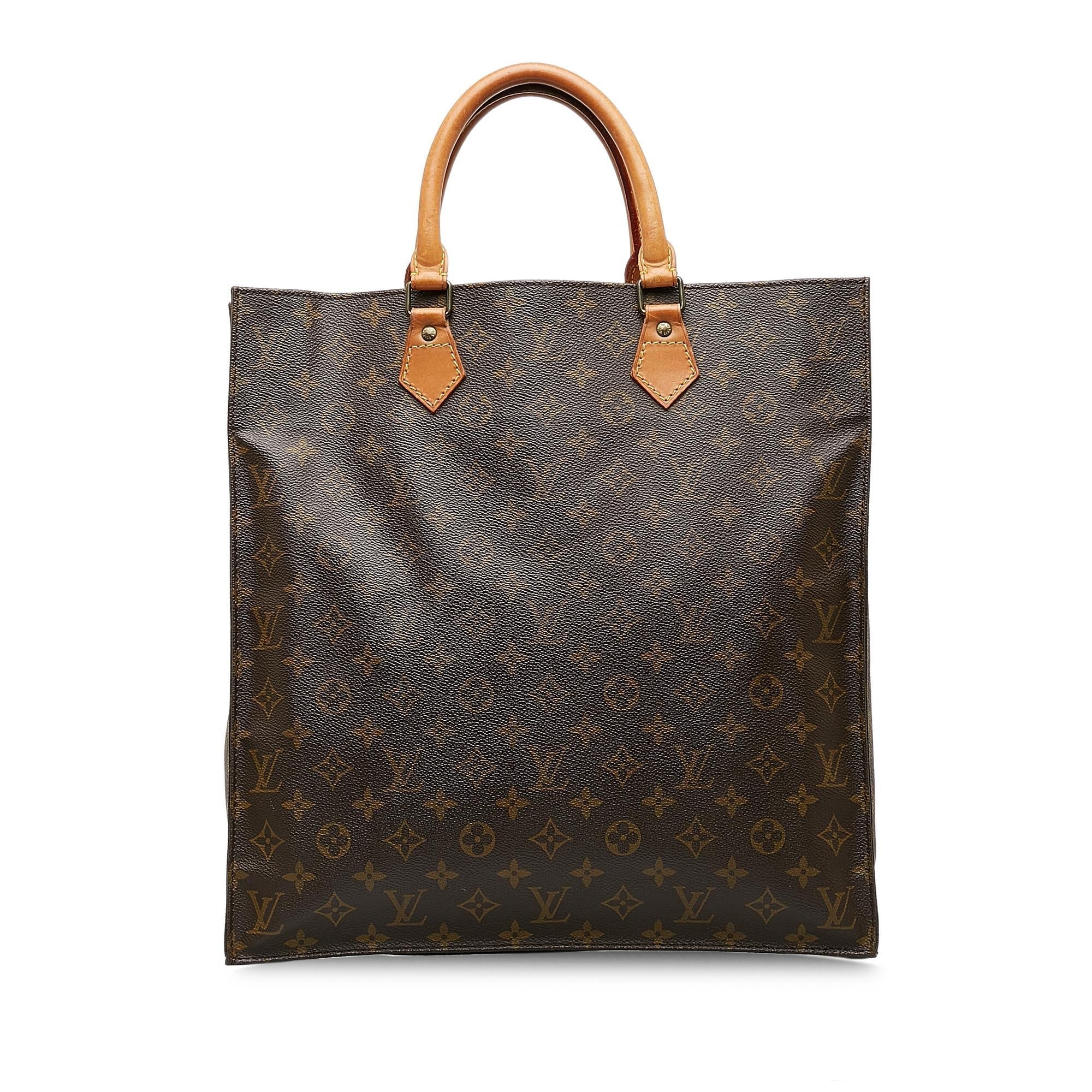 Louis Vuitton Monogram Sac Plat (SHG-KN556R)