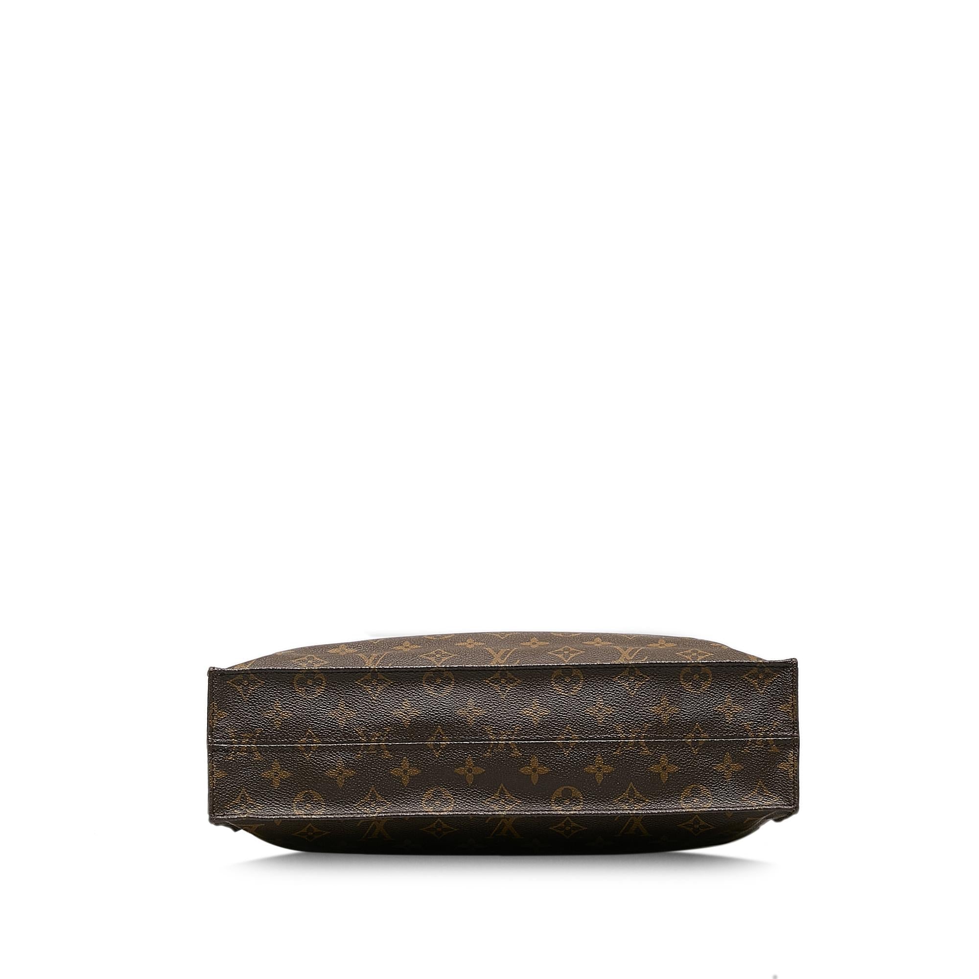 Louis Vuitton Monogram Sac Plat (SHG-KN556R)