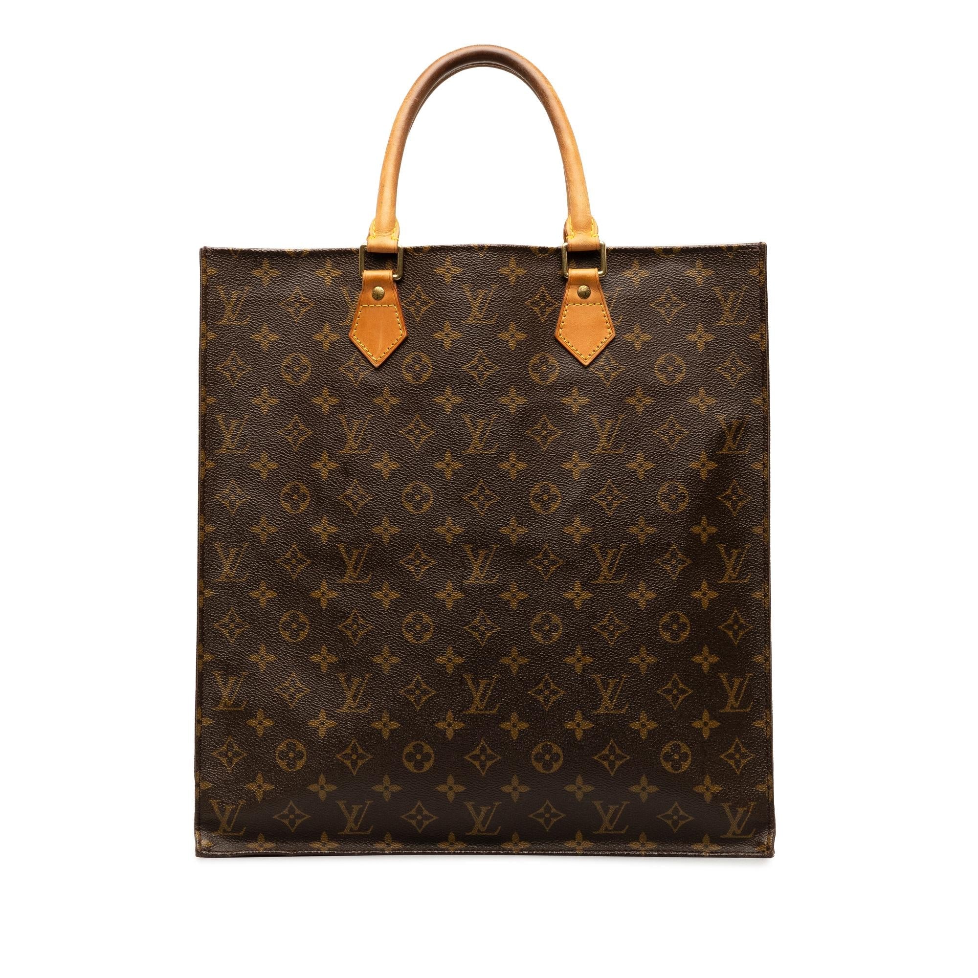 Louis Vuitton Monogram Sac Plat (SHG-HpMdl0)