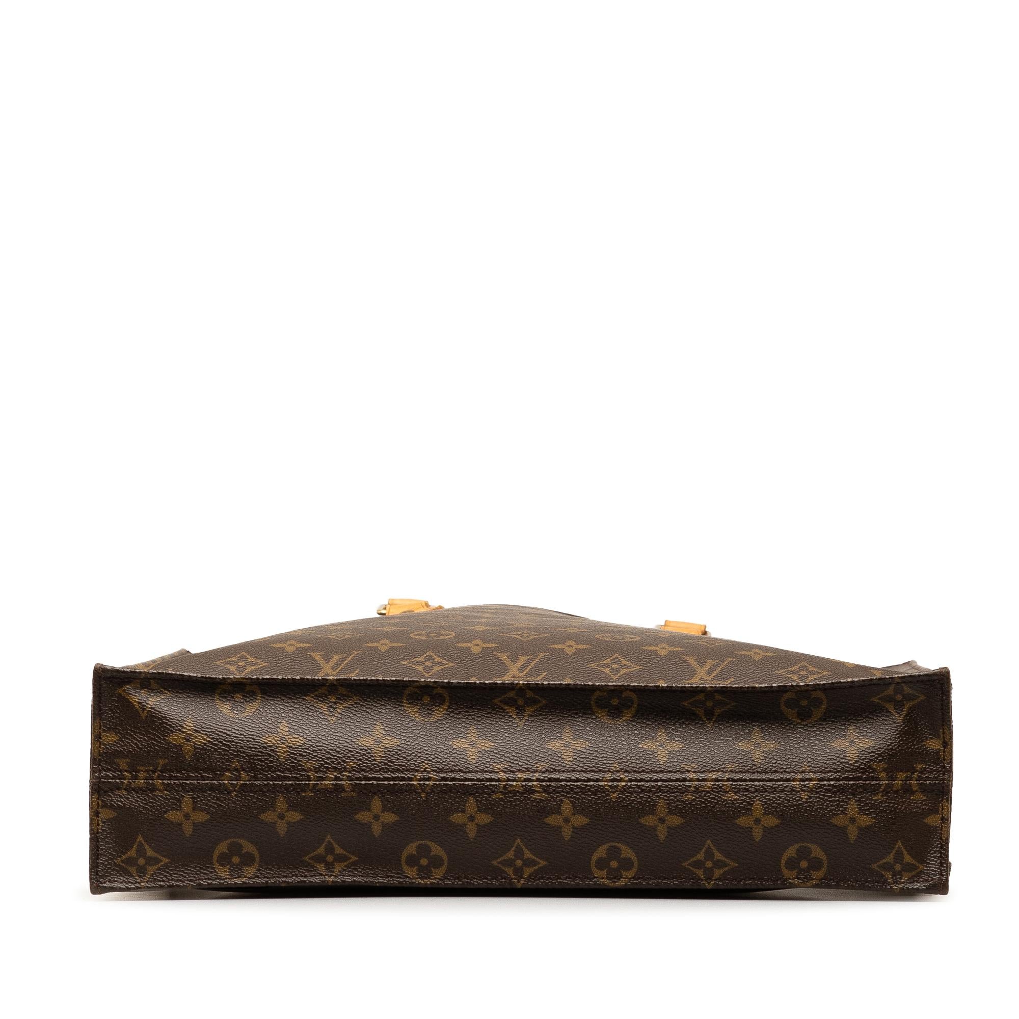 Louis Vuitton Monogram Sac Plat (SHG-HpMdl0)