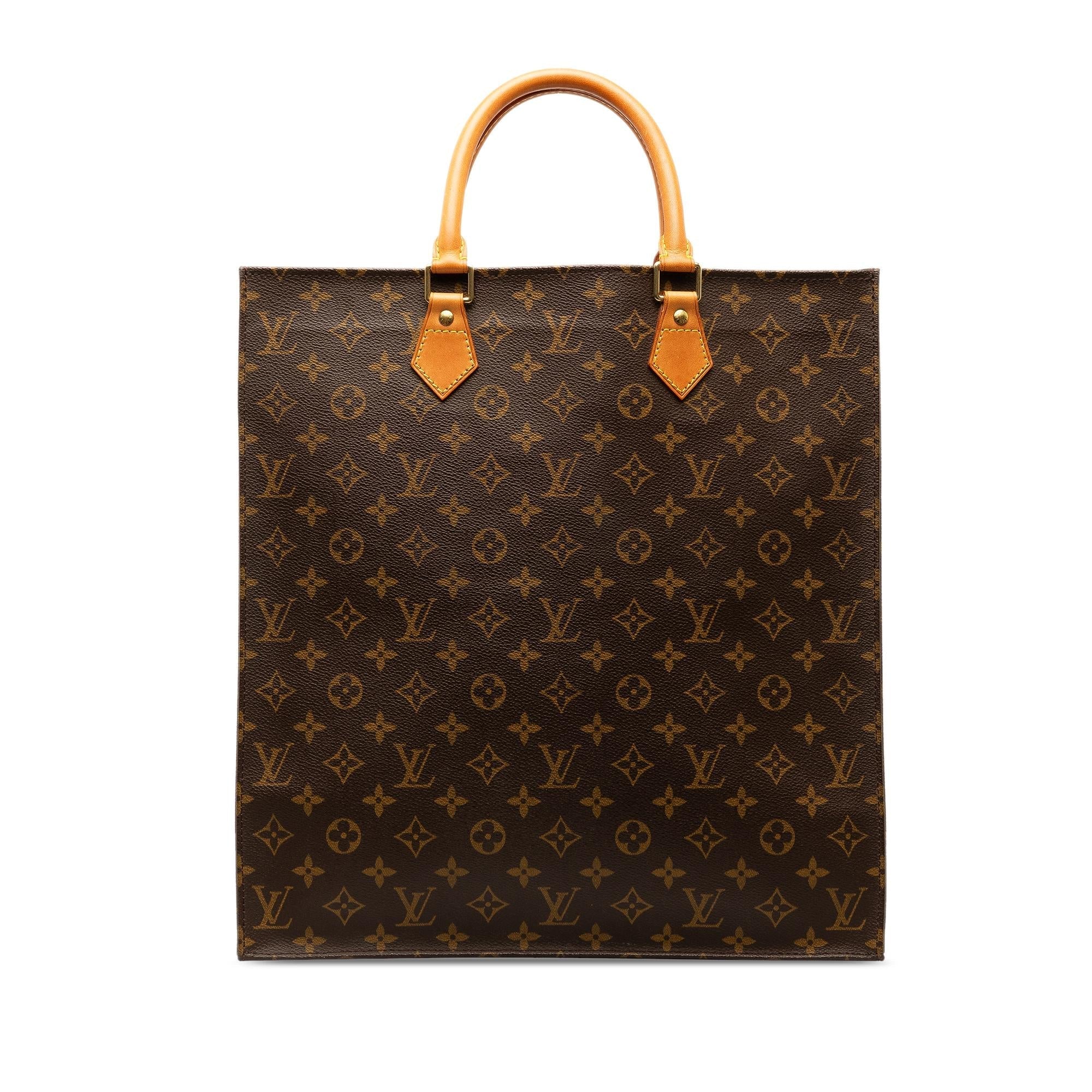 Louis Vuitton Monogram Sac Plat (SHG-Ts27B0)